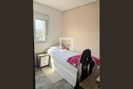 Quarto de apartamento à venda com 3 quartos, 97m² em Vila Scarpelli, Santo André