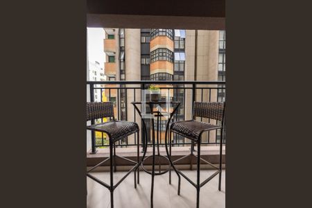 Varanda de apartamento à venda com 1 quarto, 35m² em Campo Belo, São Paulo