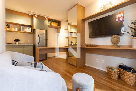 Sala de apartamento à venda com 1 quarto, 35m² em Campo Belo, São Paulo