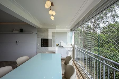 Varanda de apartamento para alugar com 3 quartos, 122m² em Jardim Caboré, São Paulo