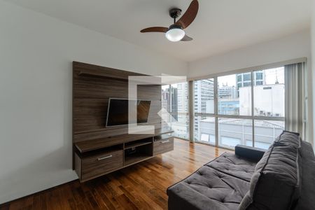 Sala de apartamento para alugar com 2 quartos, 75m² em Bela Vista, São Paulo