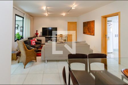 Sala de apartamento à venda com 4 quartos, 136m² em Belvedere, Belo Horizonte