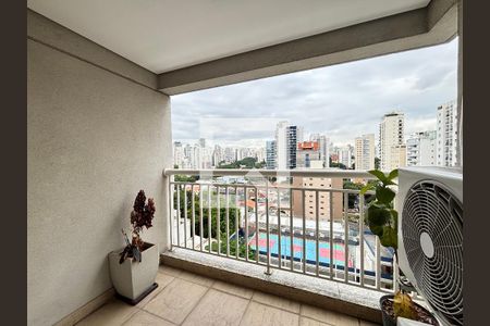 Varanda de apartamento à venda com 1 quarto, 55m² em Vila Olímpia, São Paulo