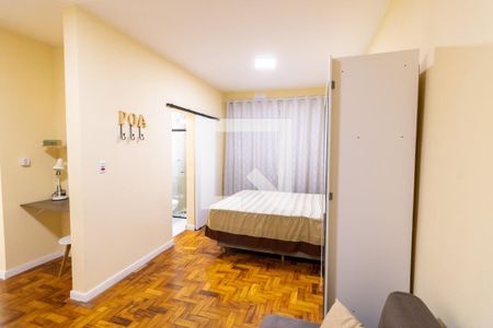 Sala/Quarto de apartamento para alugar com 1 quarto, 32m² em Menino Deus, Porto Alegre