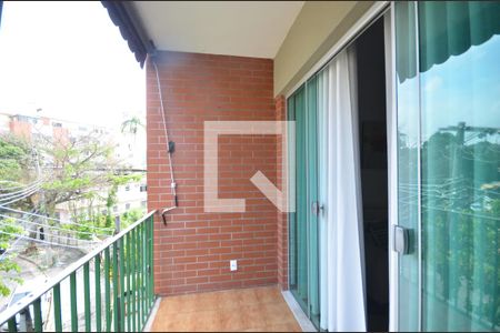 Varanda da Sala de apartamento para alugar com 3 quartos, 72m² em Vila Valqueire, Rio de Janeiro