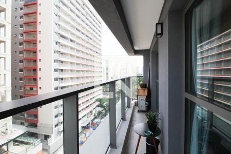 Varanda de apartamento à venda com 1 quarto, 35m² em Indianópolis, São Paulo
