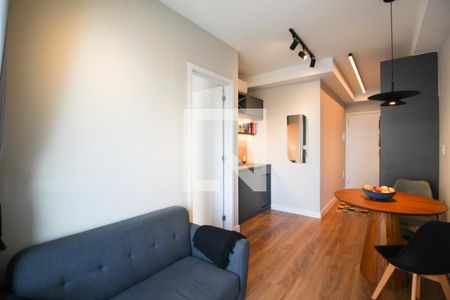 Sala de apartamento à venda com 1 quarto, 35m² em Indianópolis, São Paulo