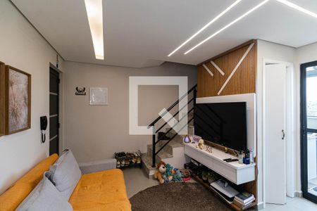 Sala e Cozinha  de apartamento à venda com 2 quartos, 65m² em Vila Ré, São Paulo