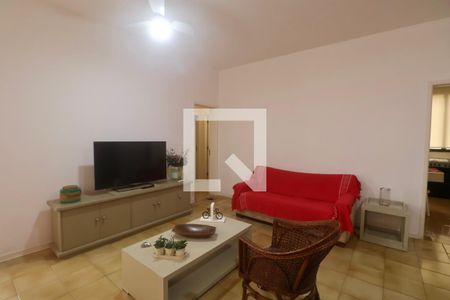 Sala de apartamento para alugar com 3 quartos, 100m² em Jardim Belmar, Guarujá