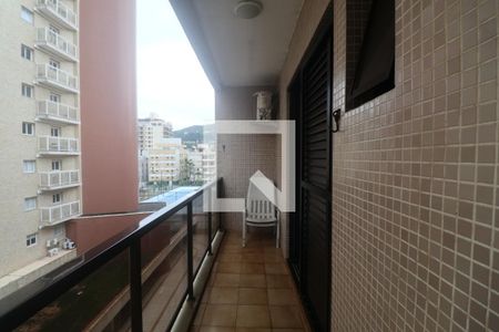 Varanda de apartamento para alugar com 3 quartos, 100m² em Jardim Belmar, Guarujá