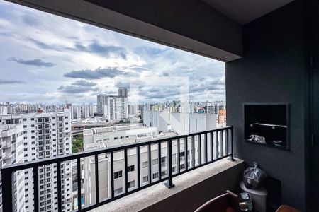 Varanda da Sala de apartamento para alugar com 2 quartos, 50m² em Brás, São Paulo
