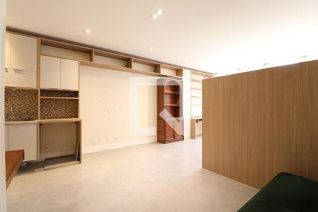 Sala/Cozinha de apartamento à venda com 1 quarto, 41m² em Vila Romana, São Paulo