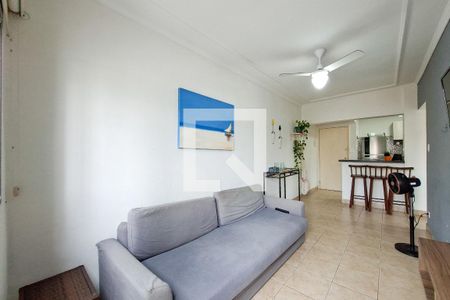Sala de apartamento para alugar com 1 quarto, 46m² em Vila Caiçara, Praia Grande