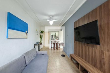 Sala de apartamento para alugar com 1 quarto, 46m² em Vila Caiçara, Praia Grande