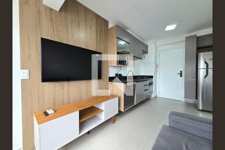 Sala/Cozinha de apartamento para alugar com 1 quarto, 31m² em Moema, São Paulo
