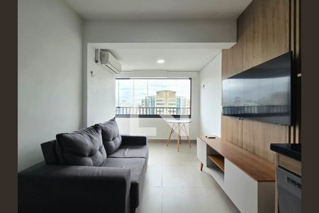 Sala/Cozinha de apartamento para alugar com 1 quarto, 31m² em Moema, São Paulo