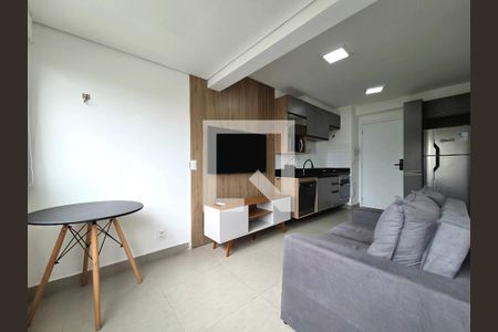 Sala/Cozinha de apartamento para alugar com 1 quarto, 31m² em Moema, São Paulo