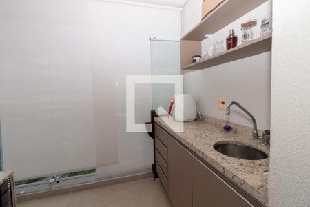 Varanda da Sala de apartamento para alugar com 1 quarto, 48m² em Várzea da Barra Funda, São Paulo