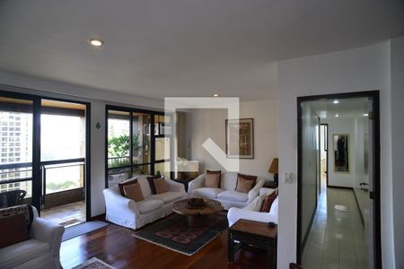 Sala de apartamento para alugar com 3 quartos, 139m² em Barra da Tijuca, Rio de Janeiro