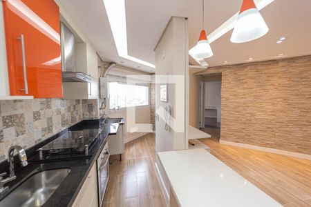 Cozinha e Área de Serviço de apartamento para alugar com 2 quartos, 50m² em Chácara Cruzeiro do Sul, São Paulo