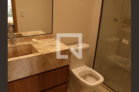 Banheiro da Suíte de apartamento para alugar com 1 quarto, 50m² em Setor Marista, Goiânia