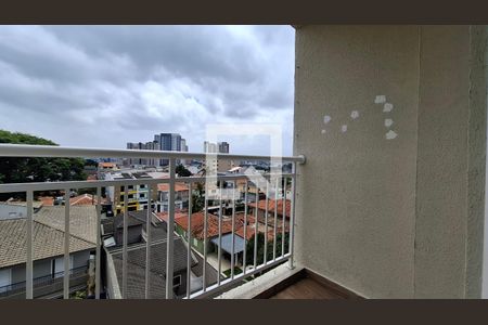 Varanda Sala de apartamento para alugar com 2 quartos, 54m² em Vila Homero Thon, Santo André
