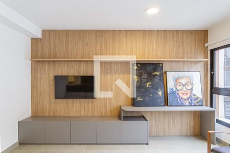 Sala de apartamento para alugar com 1 quarto, 53m² em Itaim Bibi, São Paulo