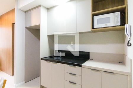 Sala/Cozinha de apartamento para alugar com 1 quarto, 38m² em Marechal Rondon, Canoas