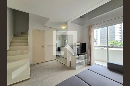 Sala de apartamento à venda com 1 quarto, 47m² em Itaim Bibi, São Paulo