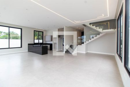 Sala de casa de condomínio à venda com 4 quartos, 342m² em Loteamento Alphaville Campinas, Campinas