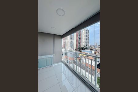 Varanda da Sala de apartamento para alugar com 1 quarto, 66m² em Vila Regente Feijó, São Paulo
