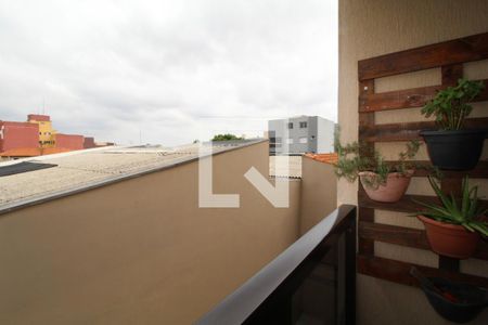 Varanda da Sala de apartamento para alugar com 1 quarto, 74m² em Santa Maria, São Caetano do Sul