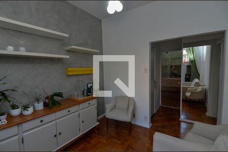 Sala de apartamento para alugar com 1 quarto, 35m² em Tijuca, Rio de Janeiro