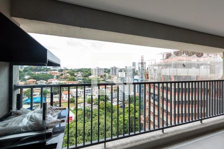 Churrasqueira/ Vista da Sala  de apartamento à venda com 3 quartos, 139m² em Cambuí, Campinas
