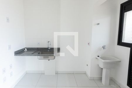 Cozinha de apartamento à venda com 1 quarto, 45m² em Taquaral, Campinas