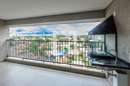 Churrasqueira/Vista da Varanda de apartamento à venda com 3 quartos, 139m² em Cambuí, Campinas