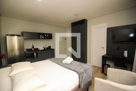 Sala/Cozinha de kitnet/studio para alugar com 1 quarto, 23m² em Centro Histórico, Porto Alegre