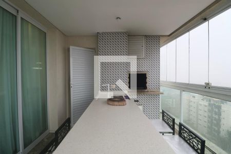 Varanda de apartamento para alugar com 3 quartos, 130m² em Balneario Cidade Atlantica, Guarujá