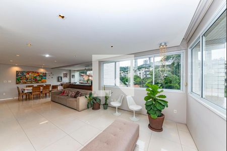 Sala de apartamento à venda com 4 quartos, 224m² em Santa Lúcia, Belo Horizonte