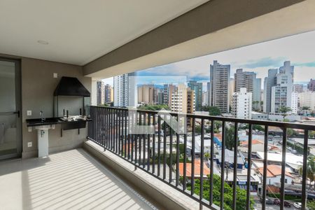Churrasqueira/VIsta da Sala de apartamento à venda com 3 quartos, 139m² em Cambuí, Campinas