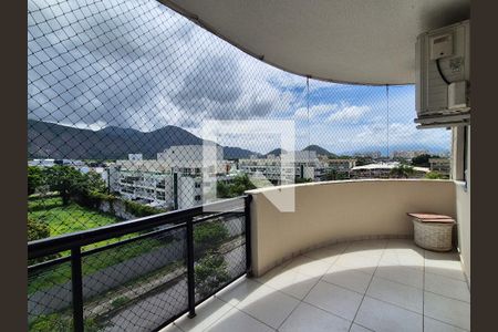 Varanda  de apartamento para alugar com 3 quartos, 95m² em Recreio dos Bandeirantes, Rio de Janeiro