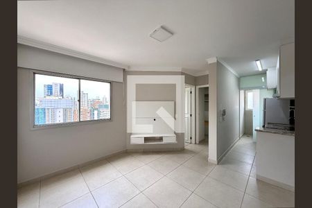Sala de apartamento para alugar com 1 quarto, 37m² em Brooklin, São Paulo
