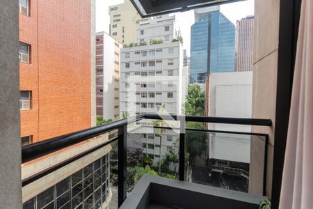 Sacada de apartamento à venda com 1 quarto, 40m² em Consolação, São Paulo