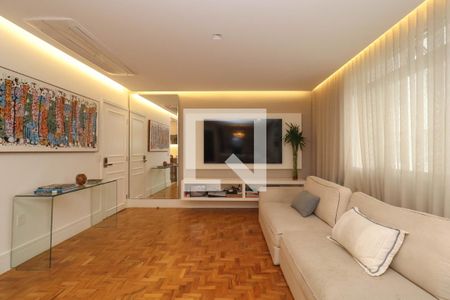 Sala de apartamento para alugar com 4 quartos, 148m² em Jardim Paulista, São Paulo