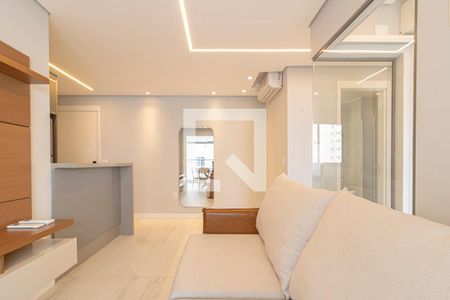 Sala de apartamento para alugar com 2 quartos, 54m² em Indianópolis, São Paulo