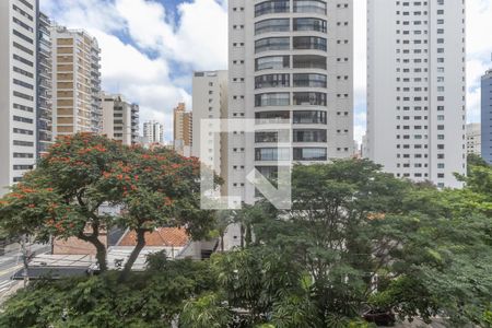 Sala de apartamento para alugar com 1 quarto, 42m² em Indianópolis, São Paulo