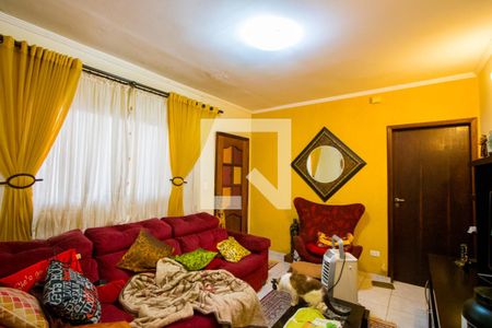 Casa 1 - Sala de casa à venda com 3 quartos, 250m² em Vila Guarará, Santo André