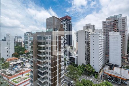 Sala/Cozinha - VIsta de apartamento à venda com 2 quartos, 72m² em Jardins, São Paulo