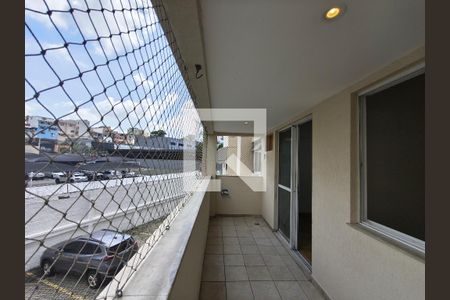 Varanda - Sala de apartamento à venda com 3 quartos, 90m² em Taquara, Rio de Janeiro