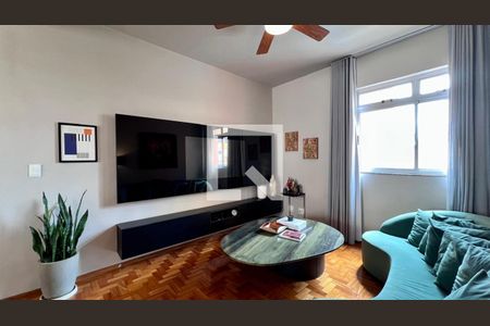 Sala de apartamento à venda com 3 quartos, 116m² em Barroca, Belo Horizonte